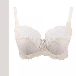 Panache Lace Underwire Bra - Cream